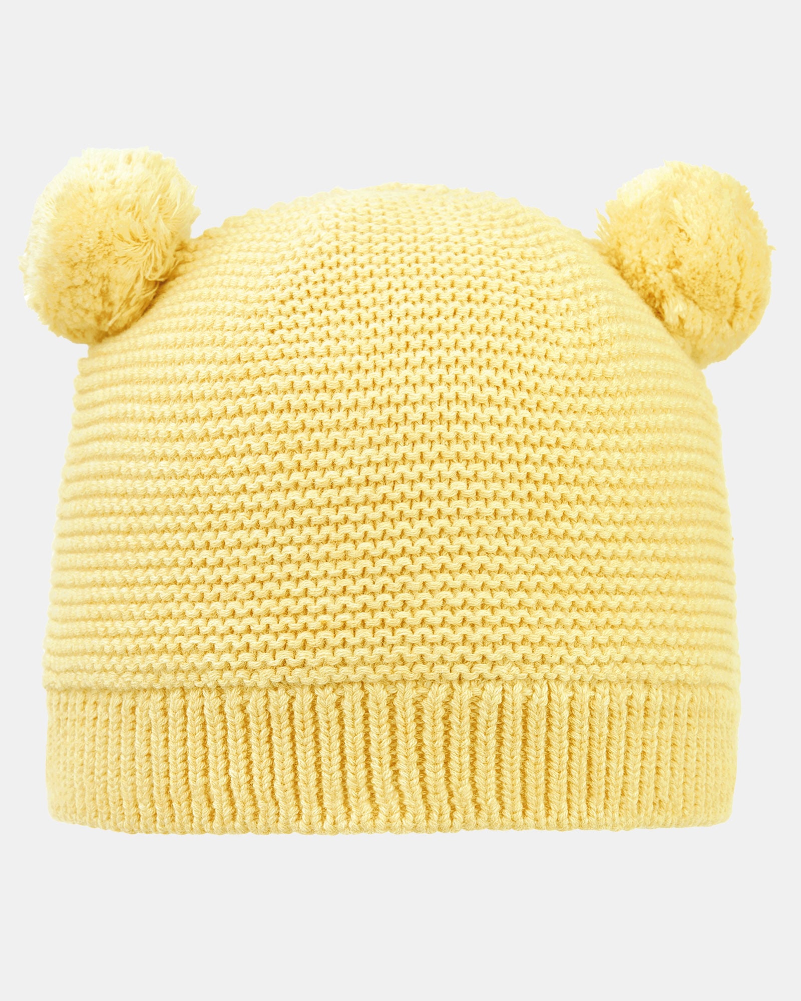 Organic Beanie Snowy | Organic cotton yarn | Banana Yellow | Toshi